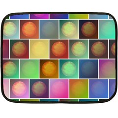 Multicolored Suns Double Sided Fleece Blanket (mini) 