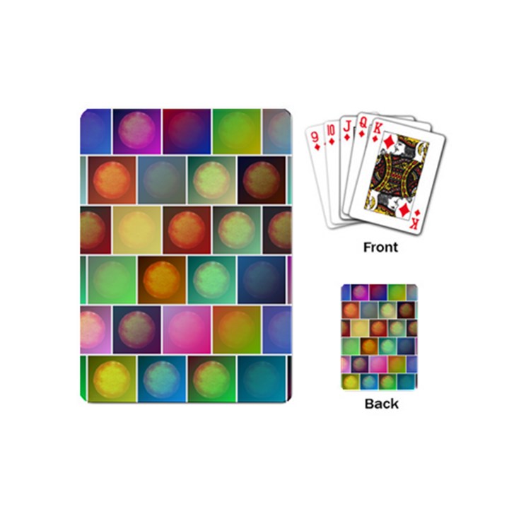 Multicolored Suns Playing Cards (Mini) 