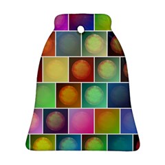 Multicolored Suns Bell Ornament (two Sides) by linceazul