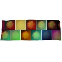 Multicolored Suns Body Pillow Case (dakimakura) by linceazul