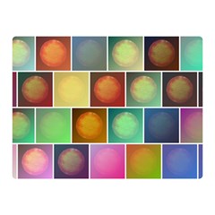 Multicolored Suns Double Sided Flano Blanket (mini)  by linceazul