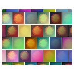 Multicolored Suns Double Sided Flano Blanket (medium)  by linceazul