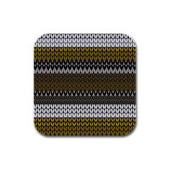 Pattern Rubber Square Coaster (4 Pack)  by Valentinaart