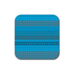 Pattern Rubber Coaster (square)  by Valentinaart