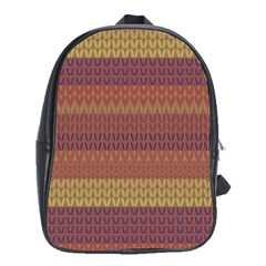 Pattern School Bags (xl)  by Valentinaart