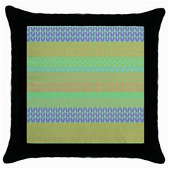 Pattern Throw Pillow Case (black) by Valentinaart