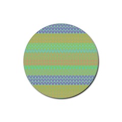 Pattern Rubber Round Coaster (4 Pack) 