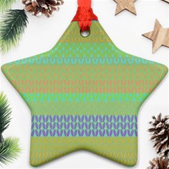 Pattern Star Ornament (two Sides) by Valentinaart