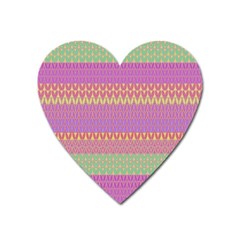 Pattern Heart Magnet