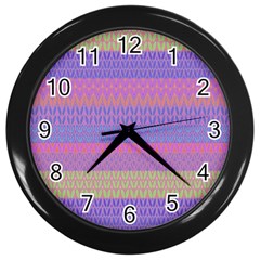 Pattern Wall Clocks (Black)