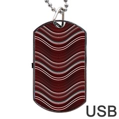 Abstraction Dog Tag Usb Flash (two Sides) by Valentinaart