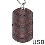 Abstraction Dog Tag USB Flash (Two Sides) Front