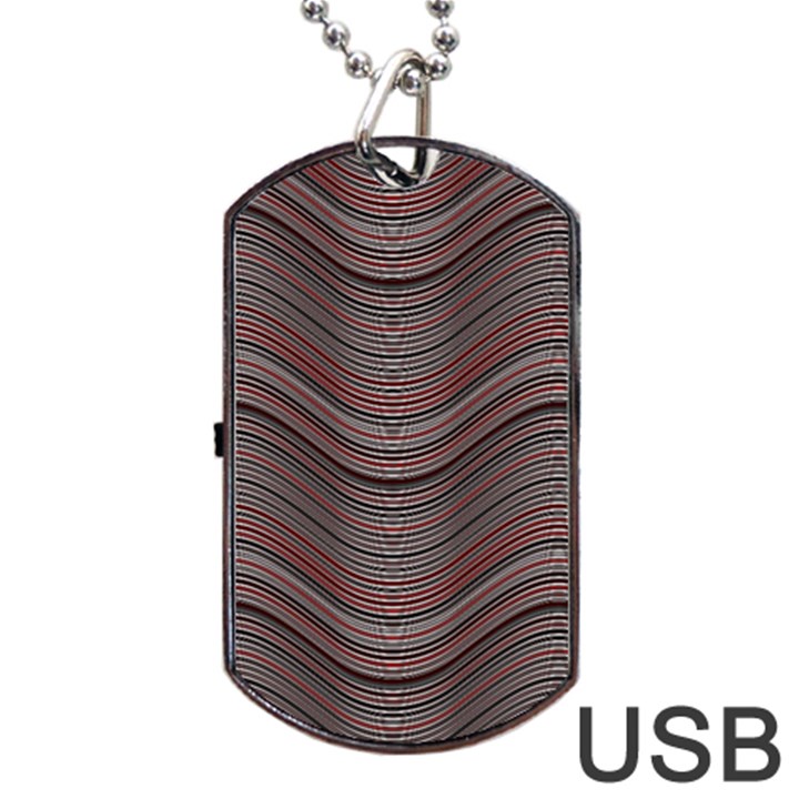 Abstraction Dog Tag USB Flash (Two Sides)