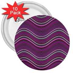 Abstraction 3  Buttons (10 Pack)  by Valentinaart