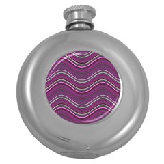 Abstraction Round Hip Flask (5 Oz) by Valentinaart