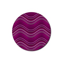 Abstraction Rubber Round Coaster (4 Pack)  by Valentinaart