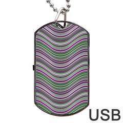 Abstraction Dog Tag USB Flash (One Side)