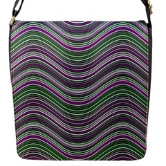 Abstraction Flap Messenger Bag (S)