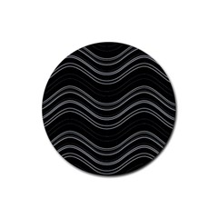 Abstraction Rubber Round Coaster (4 Pack)  by Valentinaart