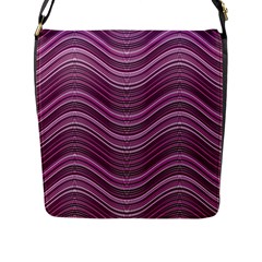 Abstraction Flap Messenger Bag (l)  by Valentinaart