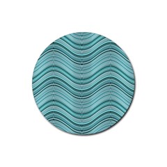 Abstraction Rubber Coaster (round)  by Valentinaart