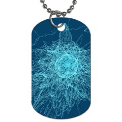 Shattered Glass Dog Tag (two Sides) by linceazul