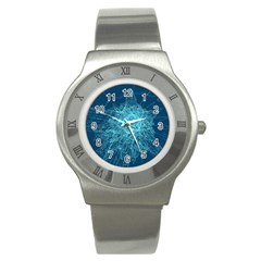 Shattered Glass Stainless Steel Watch by linceazul