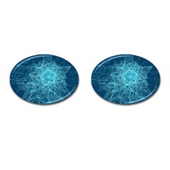 Shattered Glass Cufflinks (oval) by linceazul