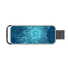 Shattered Glass Portable Usb Flash (one Side) by linceazul