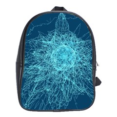 Shattered Glass School Bags (xl)  by linceazul