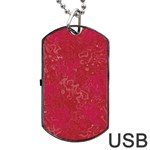 Abstraction Dog Tag USB Flash (Two Sides) Front