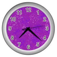 Abstraction Wall Clocks (silver)  by Valentinaart