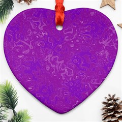 Abstraction Heart Ornament (two Sides) by Valentinaart