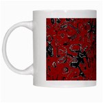 Abstraction White Mugs Left