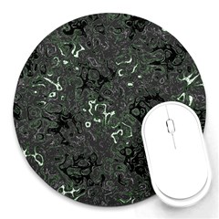 Abstraction Round Mousepads by Valentinaart