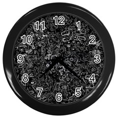 Abstraction Wall Clocks (black)