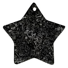 Abstraction Star Ornament (two Sides) by Valentinaart