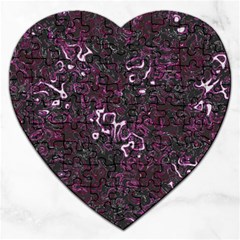 Abstraction Jigsaw Puzzle (heart) by Valentinaart