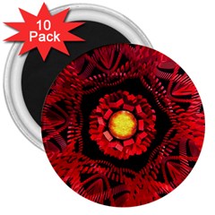 The Sun Is The Center 3  Magnets (10 Pack)  by linceazul