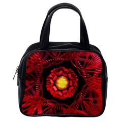 The Sun Is The Center Classic Handbags (one Side) by linceazul