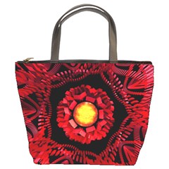 The Sun Is The Center Bucket Bags by linceazul