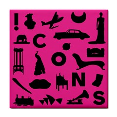 Car Plan Pinkcover Outside Tile Coasters by Mariart