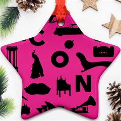 Car Plan Pinkcover Outside Ornament (star) by Mariart