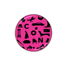 Car Plan Pinkcover Outside Hat Clip Ball Marker (4 Pack) by Mariart