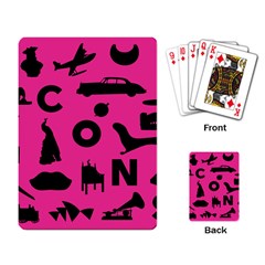 Car Plan Pinkcover Outside Playing Card by Mariart