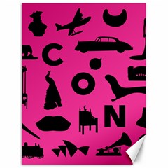 Car Plan Pinkcover Outside Canvas 12  X 16   by Mariart