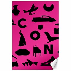 Car Plan Pinkcover Outside Canvas 20  X 30   by Mariart