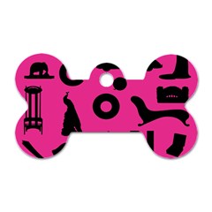 Car Plan Pinkcover Outside Dog Tag Bone (one Side) by Mariart