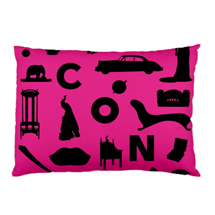 Car Plan Pinkcover Outside Pillow Case