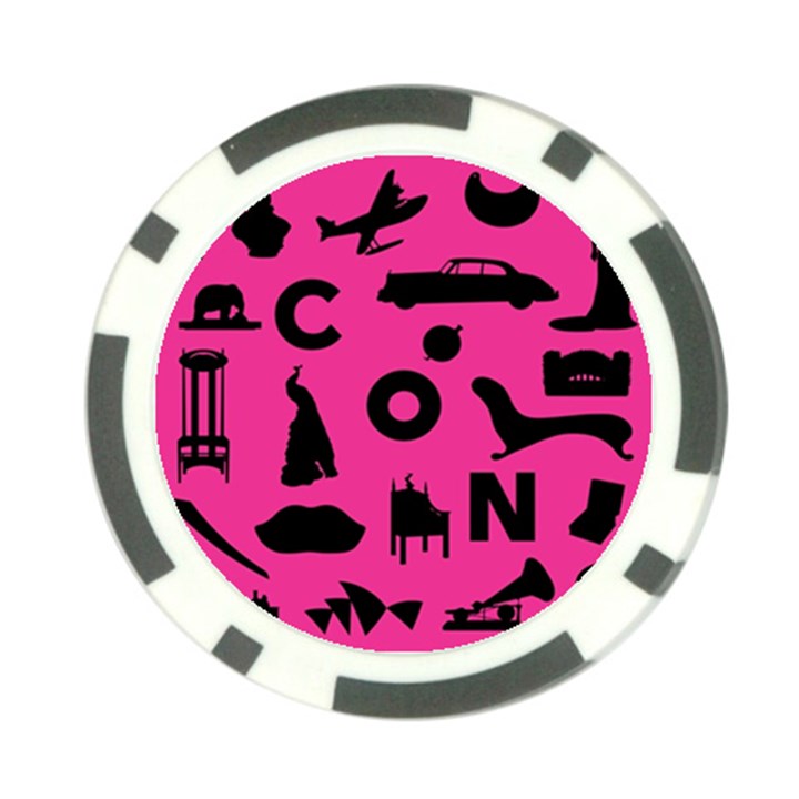 Car Plan Pinkcover Outside Poker Chip Card Guard (10 pack)